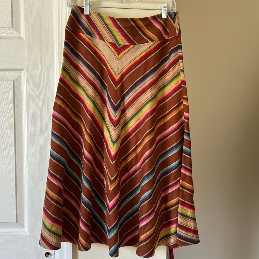 Vintage Ralph Lauren linen Southwestern skirt